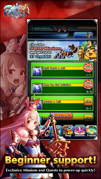 Grand Summoners - Anime RPG (Гранд Саммонерс)  [МОД Unlimited Money] Screenshot 5