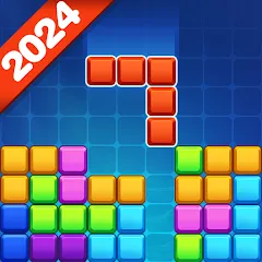 Взломанная Block Puzzle Ocean  [МОД Mega Pack] - последняя версия apk на Андроид