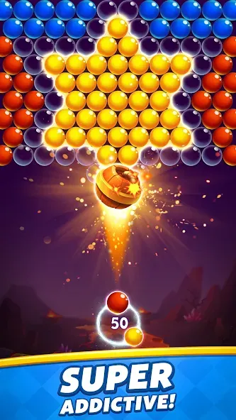 Bubble Shooter  [МОД Много денег] Screenshot 1