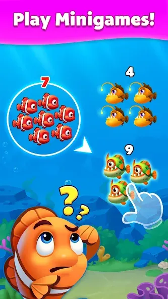 Solitaire Fish  [МОД Бесконечные монеты] Screenshot 3