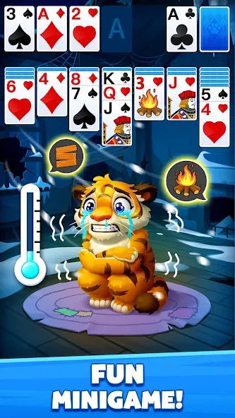 Solitaire Zoo  [МОД Много денег] Screenshot 2