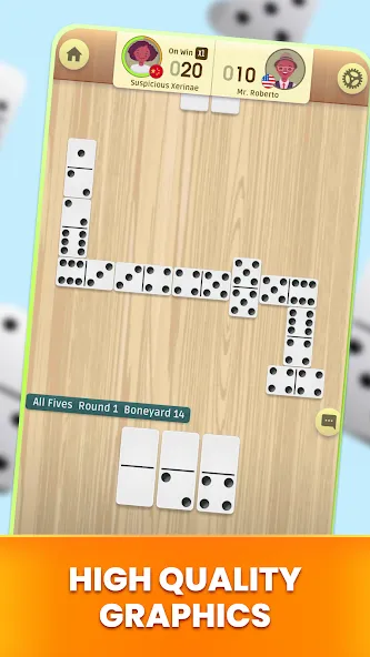 Dominoes: Classic Dominos Game  [МОД Меню] Screenshot 2