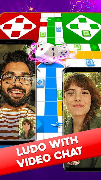 Ludo Lush-Game with Video Call (Людо Луш)  [МОД Unlimited Money] Screenshot 1