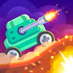 Взломанная Mad Royale io – Tank Battle (Мад Рояль ио)  [МОД Много монет] - полная версия apk на Андроид