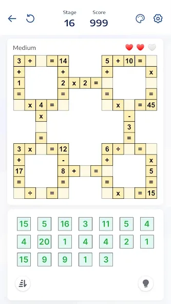 Crossmath - Math Puzzle Games (Математические головоломки игры)  [МОД Бесконечные деньги] Screenshot 3