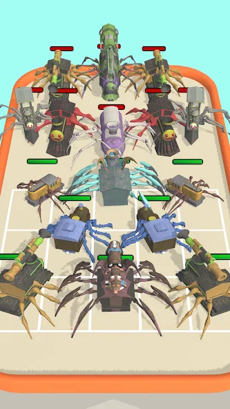 Merge Spider Train  [МОД Все открыто] Screenshot 3