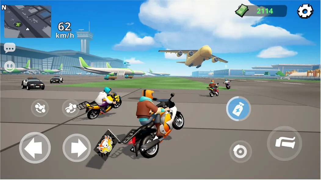 Moto City: Mad Bike Delivery (Мото Сити)  [МОД Unlocked] Screenshot 4