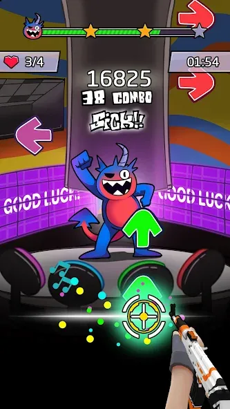 Beat Shooter Night: Rap Battle (ФНФ Фанк)  [МОД Unlocked] Screenshot 2