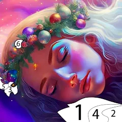Взлом Myth & Fairy Color by Number  [МОД Mega Pack] - последняя версия apk на Андроид