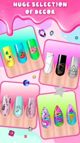 Nail Salon  [МОД Menu] Screenshot 2