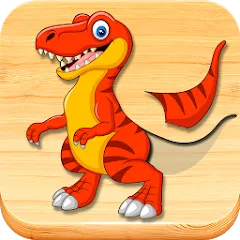 Взломанная Dino Puzzle  [МОД Меню] - полная версия apk на Андроид