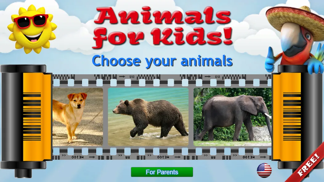 Animals for Kids  [МОД Mega Pack] Screenshot 1