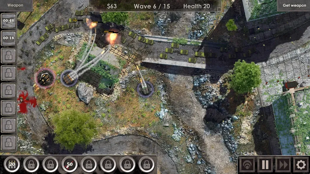 Defense Zone 3 HD (Дефенс Зон 3 )  [МОД Бесконечные монеты] Screenshot 1