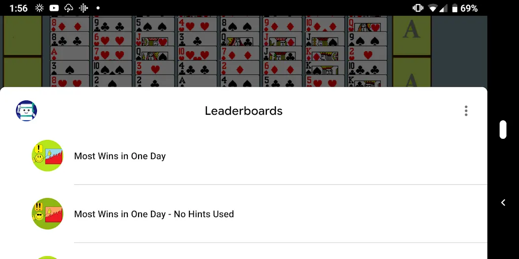 FreeCell with Leaderboards (Фрикел с таблицей лидеров)  [МОД Все открыто] Screenshot 3