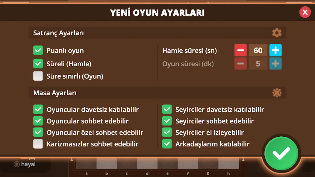 Satranç Online  [МОД Меню] Screenshot 3