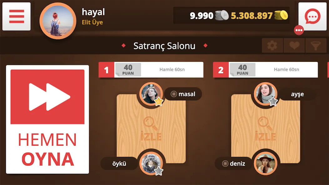 Satranç Online  [МОД Меню] Screenshot 4