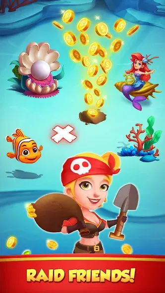 Coin Rush - Pirate GO! (Коин Раш)  [МОД Mega Pack] Screenshot 3