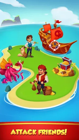 Coin Rush - Pirate GO! (Коин Раш)  [МОД Mega Pack] Screenshot 4