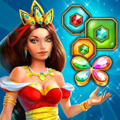 Скачать взлом Lost Jewels - Match 3 Puzzle (Лост Джуэлс)  [МОД Menu] - полная версия apk на Андроид