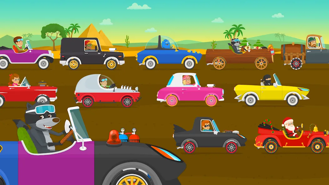 Racing car games for kids 2-5  [МОД Unlocked] Screenshot 5