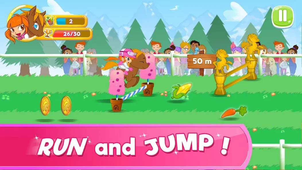 Pony Run : Magic Trails (Пони Ран)  [МОД Бесконечные монеты] Screenshot 1