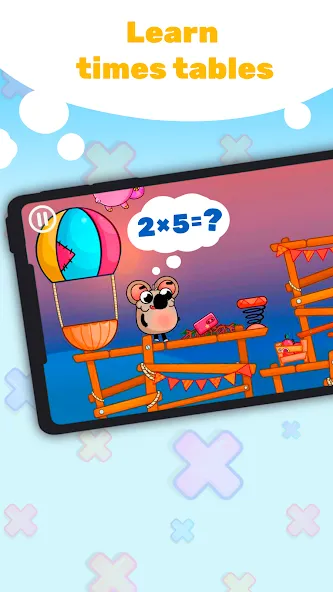 Multiplication Games For Kids.  [МОД Unlimited Money] Screenshot 1