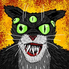 Взломанная Cat Fred Evil Pet. Horror game  [МОД Бесконечные монеты] - последняя версия apk на Андроид