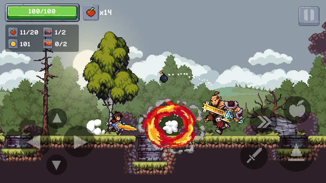 Apple Knight 2: Action Game (Эппл Найт)  [МОД Unlimited Money] Screenshot 5