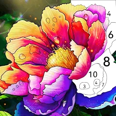 Скачать взломанную Tap Color by Number - Coloring  [МОД Unlimited Money] - полная версия apk на Андроид