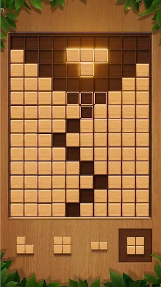 QBlock: Wood Block Puzzle Game (Вуд Блок Пазл)  [МОД Много монет] Screenshot 1