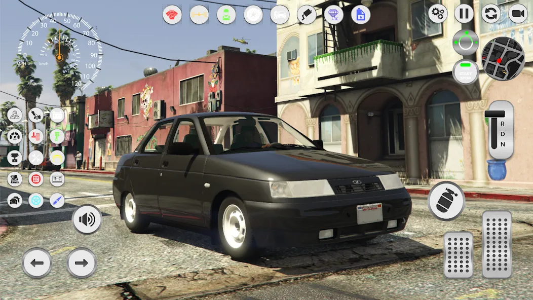 Lada 2110: Urban Simulator  [МОД Unlocked] Screenshot 1