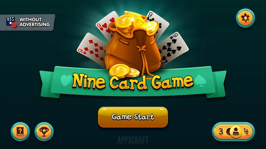 Nine Card Game online offline  [МОД Бесконечные монеты] Screenshot 2