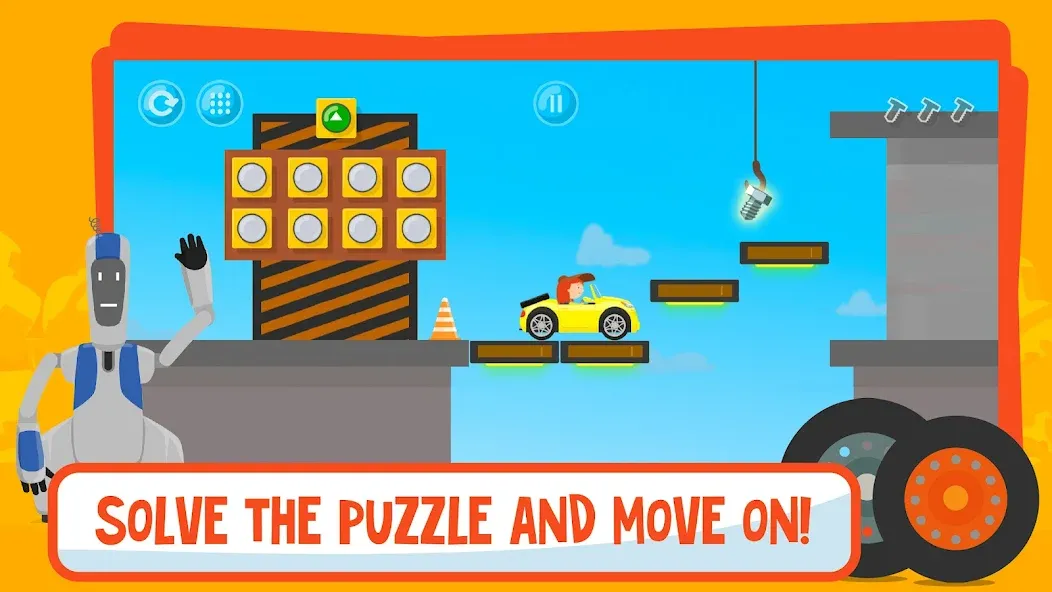 McWheelie logic games for kids  [МОД Много денег] Screenshot 1