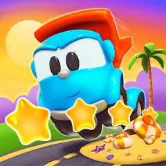 Скачать взломанную Leo Runner: car games for kids  [МОД Бесконечные монеты] - стабильная версия apk на Андроид