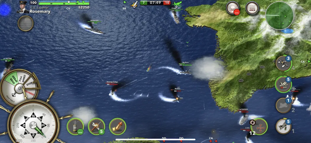 Navy Field: Online Sea Battles (НеиФилд)  [МОД Unlimited Money] Screenshot 4