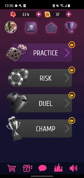 Farkle Pro - 10000 dice game  [МОД Много денег] Screenshot 1