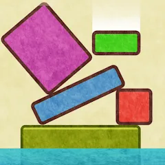 Взлом Drop Stack Block Stacking Game (Дроп Стэк блочная игра с укладкой блоков)  [МОД Много денег] - стабильная версия apk на Андроид