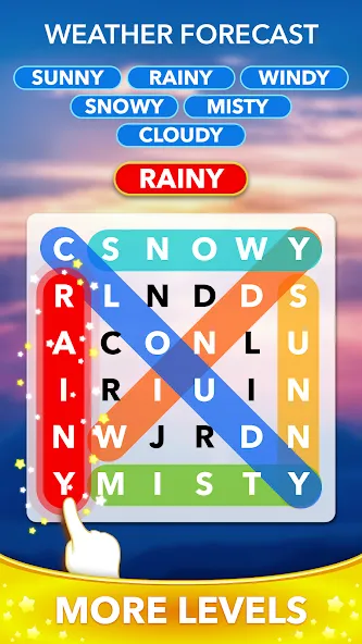 Word Heaps Search - Word Games (Ворд Хипс Срч)  [МОД Бесконечные монеты] Screenshot 5