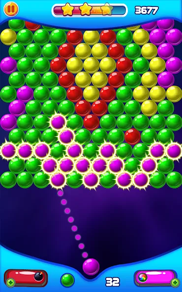 Bubble Shooter 2 (Бабл Шутер 2)  [МОД Unlocked] Screenshot 4