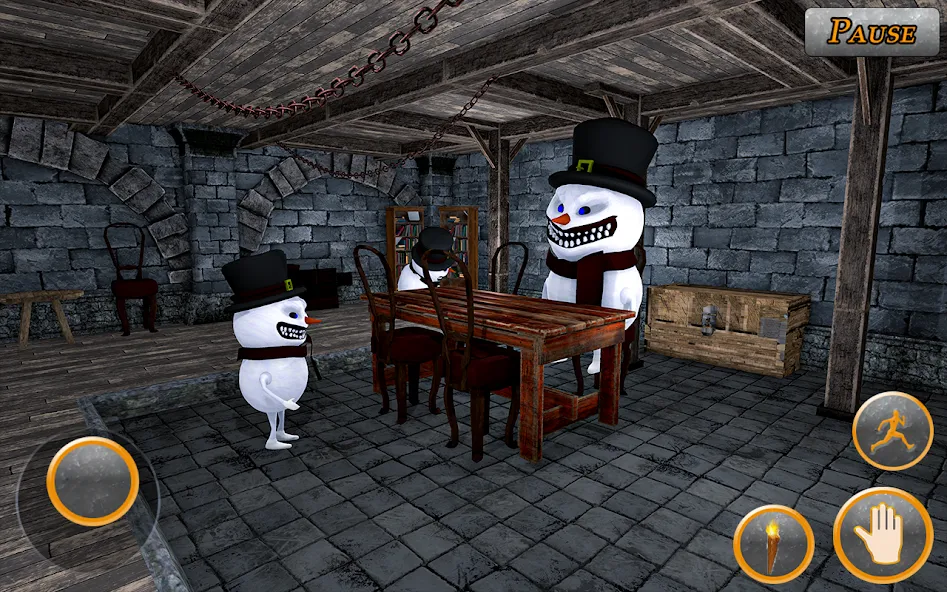 Evil Scary Snowman  Games 3d (Ивил Скари Сноумэн Геймс 3д)  [МОД Unlimited Money] Screenshot 4