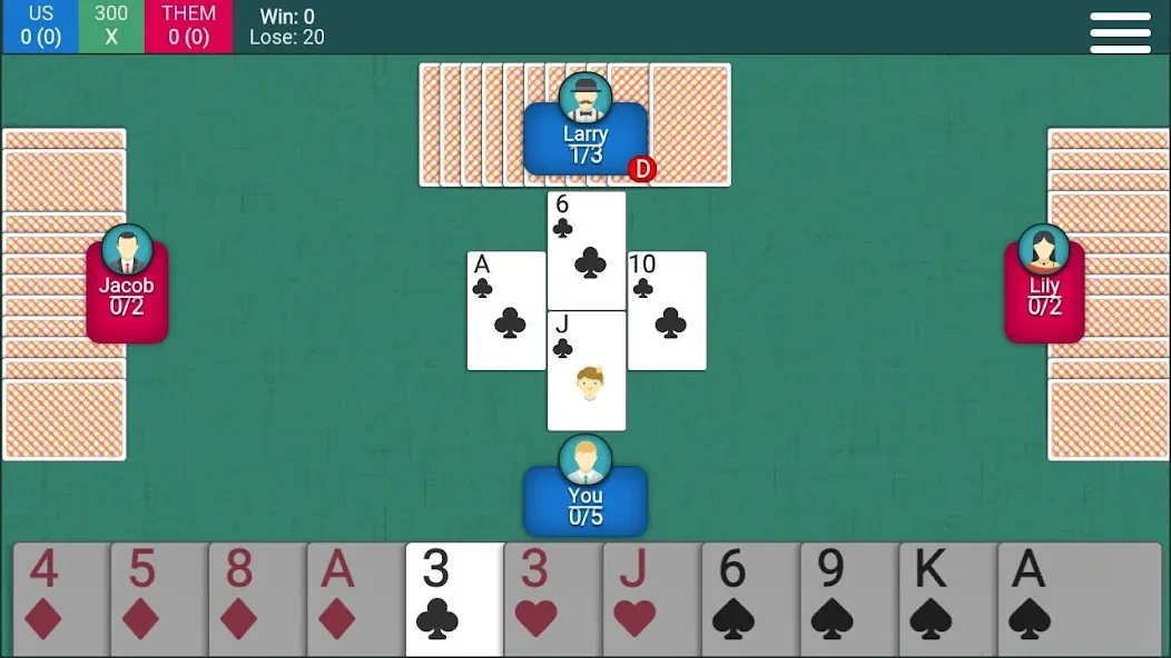 Spades Card Game (Спейдс Карточная Игра)  [МОД Все открыто] Screenshot 2