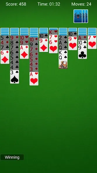 Spider Solitaire - Card Games  [МОД Много монет] Screenshot 3