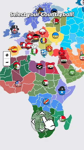 Country Balls: World War (Кантри Болс)  [МОД Unlimited Money] Screenshot 1