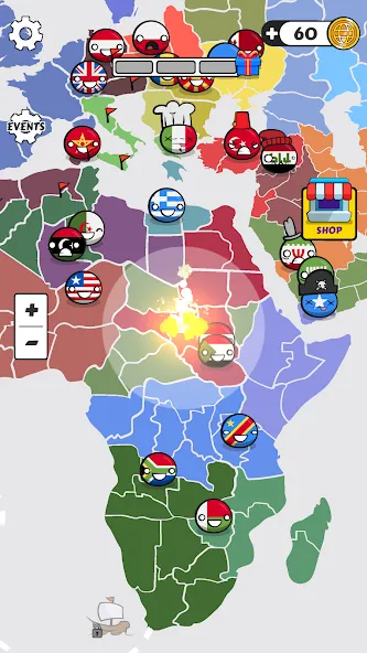 Country Balls: World War (Кантри Болс)  [МОД Unlimited Money] Screenshot 4