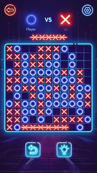 OX Game - XOXO · Tic Tac Toe  [МОД Бесконечные монеты] Screenshot 4