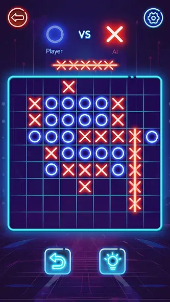 OX Game - XOXO · Tic Tac Toe  [МОД Бесконечные монеты] Screenshot 5