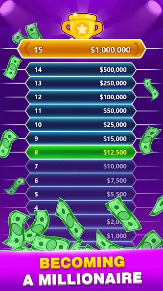 Trivia Master - Word Quiz Game (ТРИВИЯ Мастер)  [МОД Unlimited Money] Screenshot 2