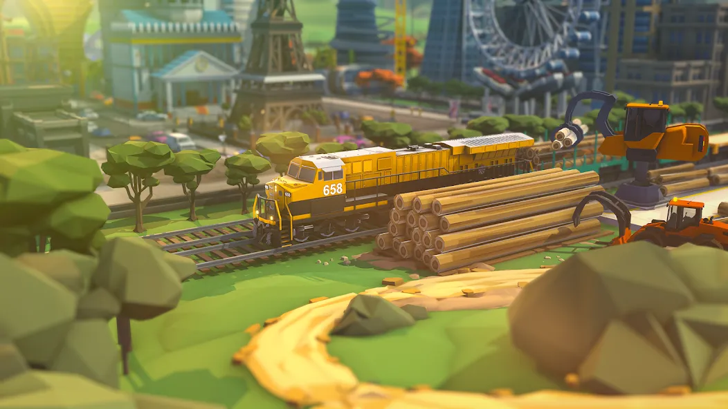 Transport Tycoon Empire: City (Транспорт Тайкун Империя)  [МОД Меню] Screenshot 3