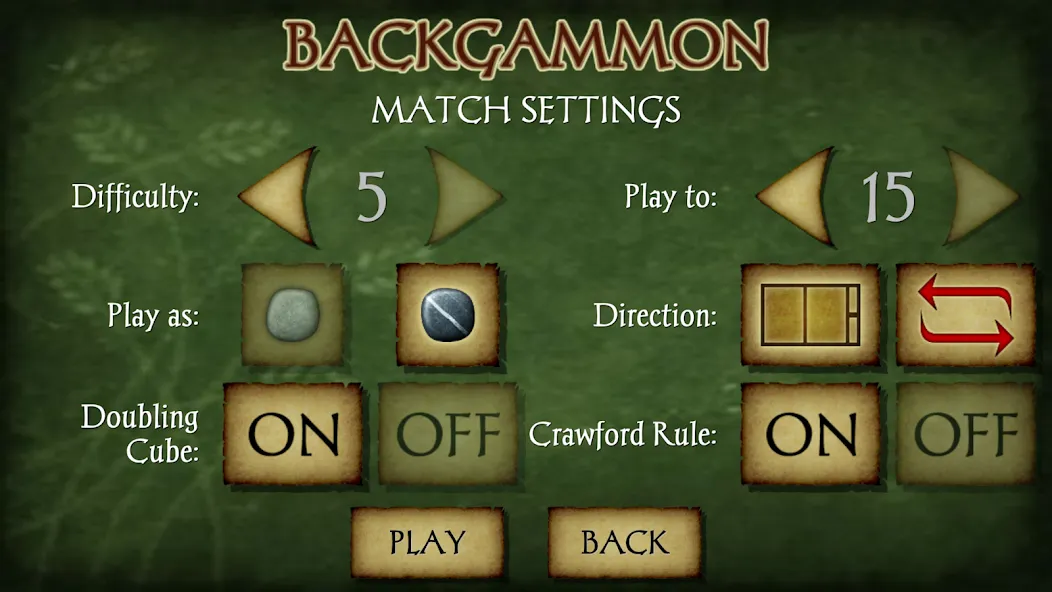 Backgammon (Бэкгаммон)  [МОД Mega Pack] Screenshot 3