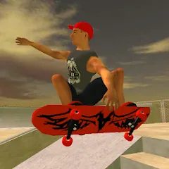 Скачать взломанную Skating Freestyle Extreme 3D (Скейтбординг Фристайл Экстрим 3D)  [МОД Много монет] - последняя версия apk на Андроид